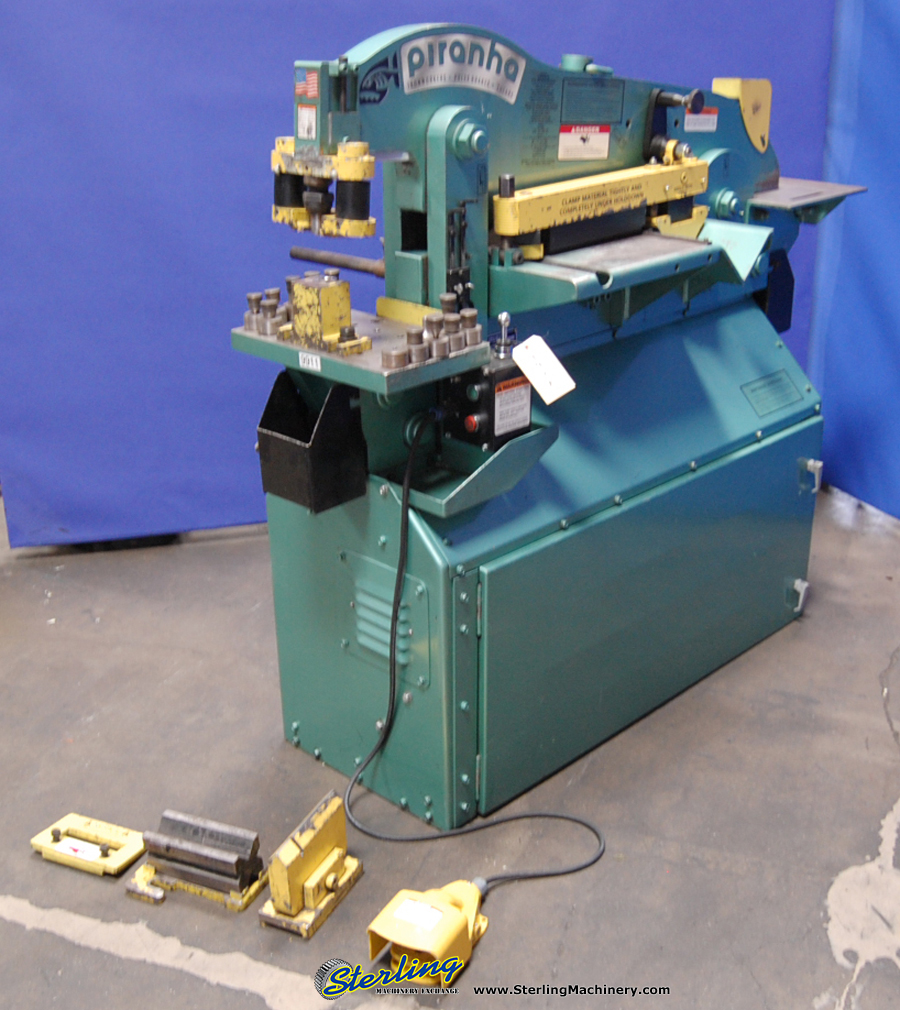 used piranha hydraulic ironworker P50