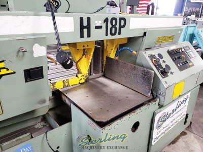 Used Hydmech Semi-Automatic Dual Post Horizontal Band Saw