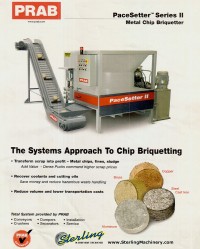prab metal chip briquetter PS-250 Pacesetter II