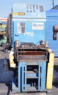 used lodge & shipley cut to length line with rowe 12,000 lbs. coil reel, press room straightener/feed and a lodge & shipley cut-off shear 2CT24