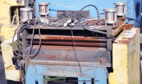 used lodge & shipley cut to length line with rowe 12,000 lbs. coil reel, press room straightener/feed and a lodge & shipley cut-off shear 2CT24