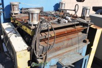 used lodge & shipley cut to length line with rowe 12,000 lbs. coil reel, press room straightener/feed and a lodge & shipley cut-off shear 2CT24