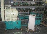used custom hydraulic swager machine built for making table legs