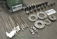 used davis manual keyseater, loaded with tooling 15