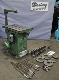 used davis manual keyseater, loaded with tooling 15