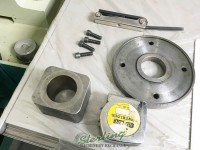 used custom hydraulic swager machine built for making table legs
