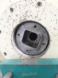 used custom hydraulic swager machine built for making table legs