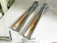 used custom hydraulic swager machine built for making table legs