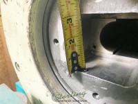 used custom hydraulic swager machine built for making table legs