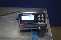 used optima scale table, op-902 weighing indicator with rollers OP-902